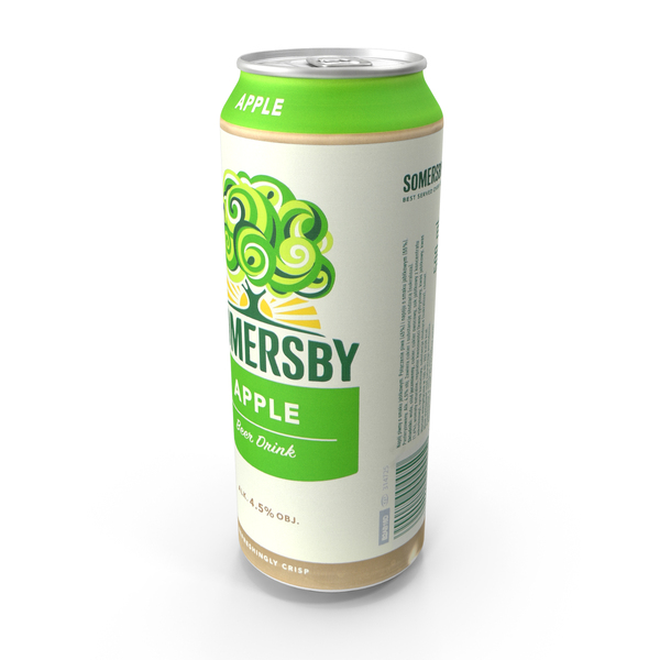 Beer Can Somersby Apple 500ml 2019 PNG & PSD Images