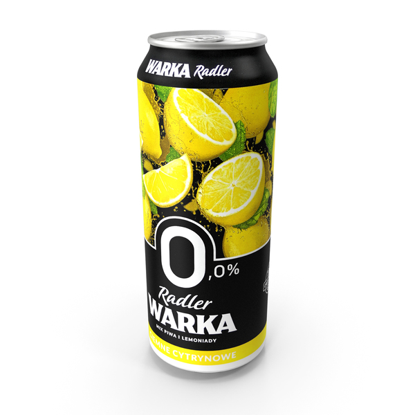 Beer Can Warka Radler Dark Lemon 500ml 2020 PNG & PSD Images