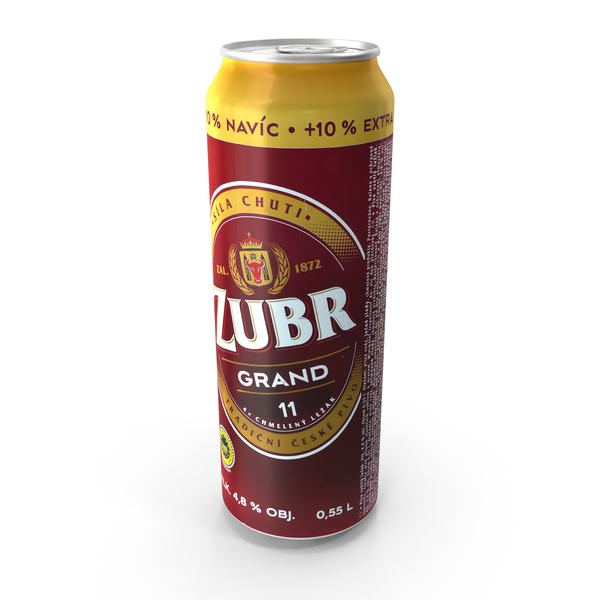 Beer Can Zubr Grand 11 550ml PNG & PSD Images