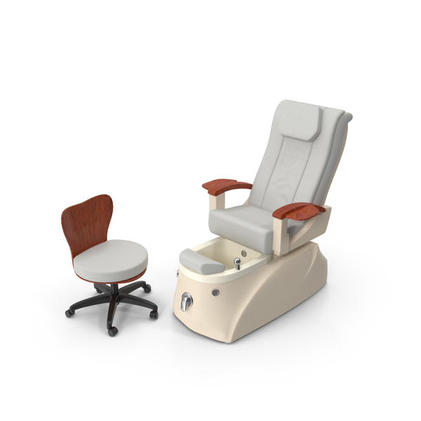 Chair: Beige Cleo LX Pedicure Spa Chairs Set PNG & PSD Images