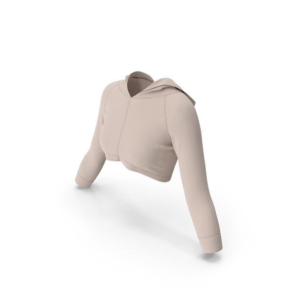 Sweatshirt: Beige Woman Crop Top Hoodie PNG & PSD Images Sweatshirt: Beige Woman Crop Top Hoodie PNG & PSD Images