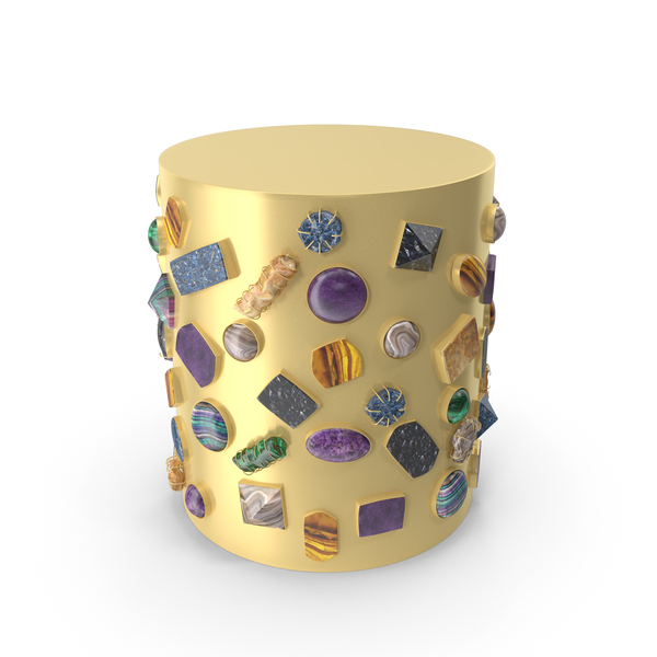 Bejeweled Stool PNG & PSD Images