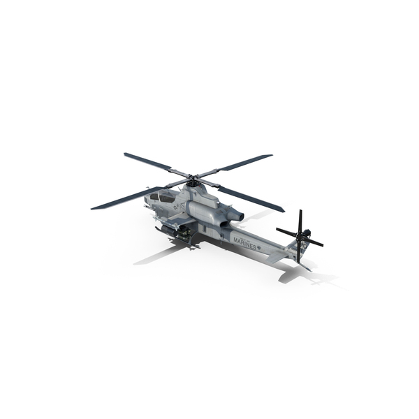 Bell AH-1Z Attack Helicopter PNG & PSD Images