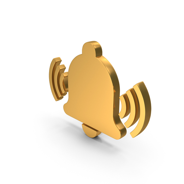 Logo: Bell Symbol Gold PNG & PSD Images