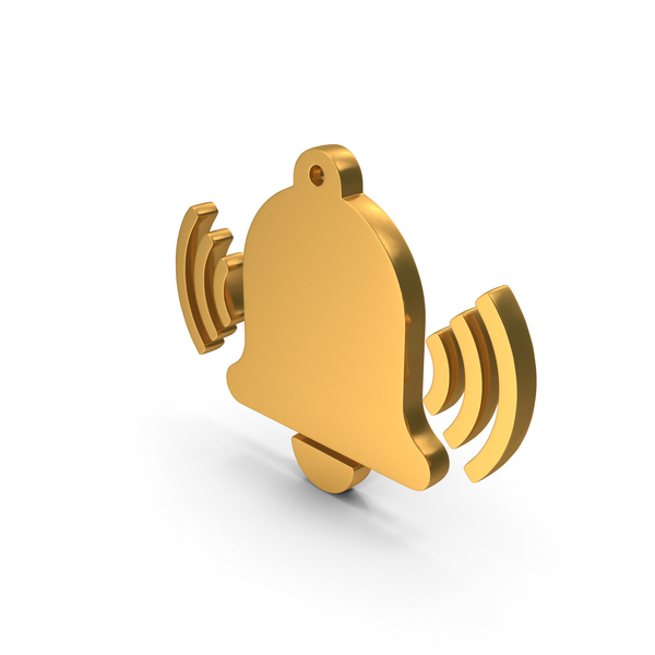 Bell Symbol Gold PNG & PSD Images Bell Symbol Gold PNG & PSD Images