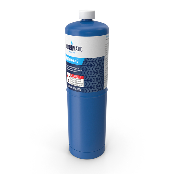Torch: Bernzomatic Propane Fuel Replacement Cylinder PNG & PSD Images