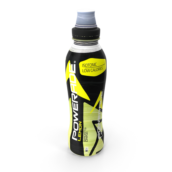 Beverage Bottle Powerade Lemon 500ml 2020 PNG & PSD Images