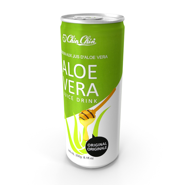 Soda: Beverage Can Chin Chin Aloe Vera 250ml 2020 PNG & PSD Images