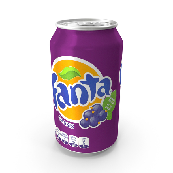 Beverage Can Fanta Blackcurrant Cassis 330ml PNG & PSD Images Beverage Can Fanta Blackcurrant Cassis 330ml PNG & PSD Images