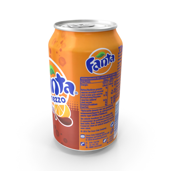 Beverage Can Fanta Mezzo 330ml PNG & PSD Images