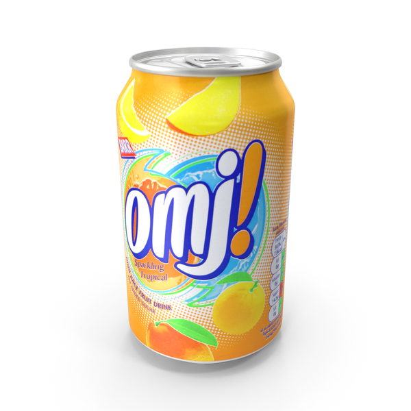 Soda: Beverage Can OMJ! Sparkling Tropical 330ml PNG & PSD Images Soda: Beverage Can OMJ! Sparkling Tropical 330ml PNG & PSD Images