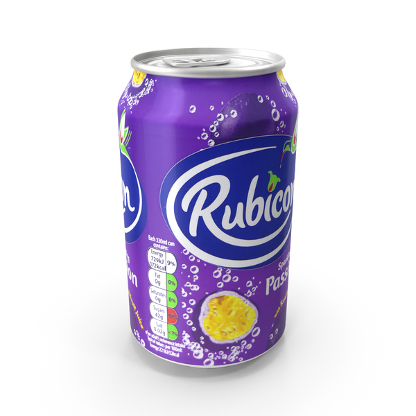 Soda: Beverage Can Rubicon Passion 330ml PNG & PSD Images