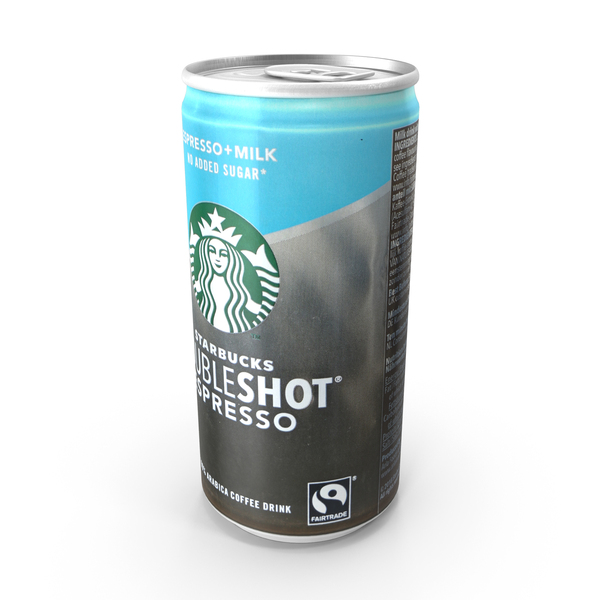 Soda: Beverage Can Starbucks Doubleshot Espresso 200ml PNG & PSD Images