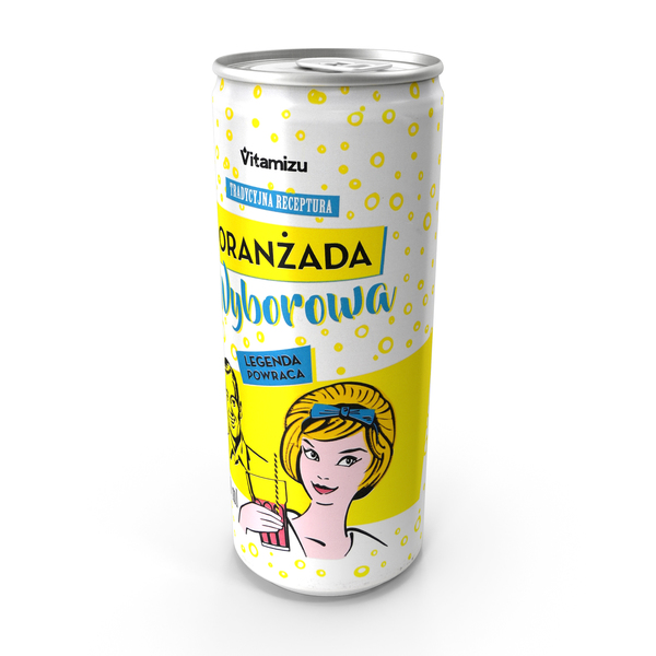Soda: Beverage Can Vitamizu Oranzada Wyborowa 330ml Tall 2020 PNG & PSD Images Soda: Beverage Can Vitamizu Oranzada Wyborowa 330ml Tall 2020 PNG & PSD Images