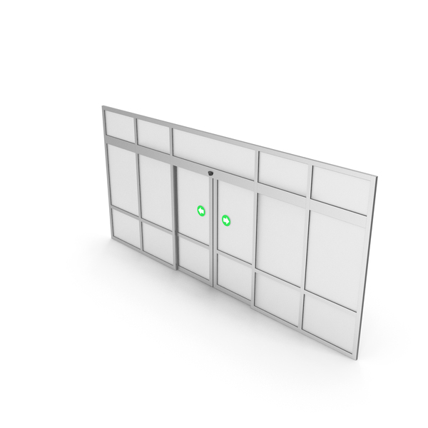 Big Supermarket Automatic Door PNG & PSD Images