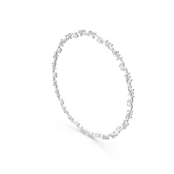 General Decor: Big White Round Border Frame PNG & PSD Images