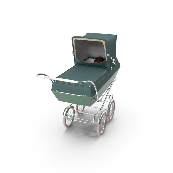 Boy: Bilt Rite Vintage Baby Pram With Child PNG & PSD Images