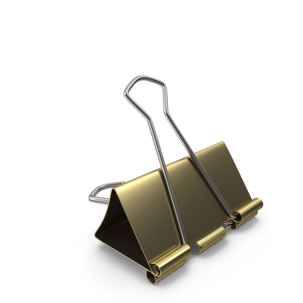 Clips: Binder Clip Gold PNG & PSD Images Clips: Binder Clip Gold PNG & PSD Images
