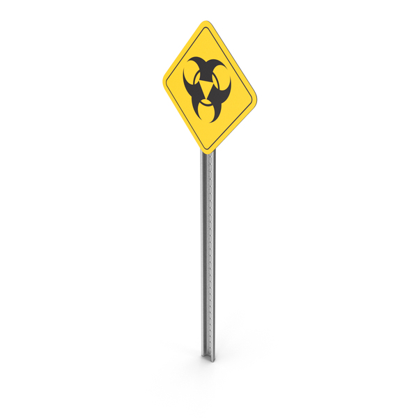 Street Advertising: Biohazard Signboard PNG & PSD Images
