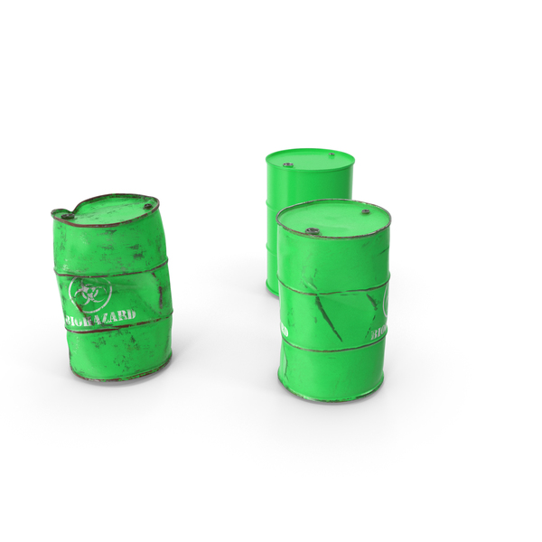 Steel Barrel: Biohazard Toxic Waste Barrels Set PNG & PSD Images Steel Barrel: Biohazard Toxic Waste Barrels Set PNG & PSD Images
