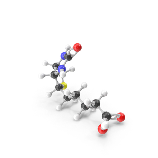 Molecule: Biotin Vitamin B7 Molecular Model PNG & PSD Images Molecule: Biotin Vitamin B7 Molecular Model PNG & PSD Images