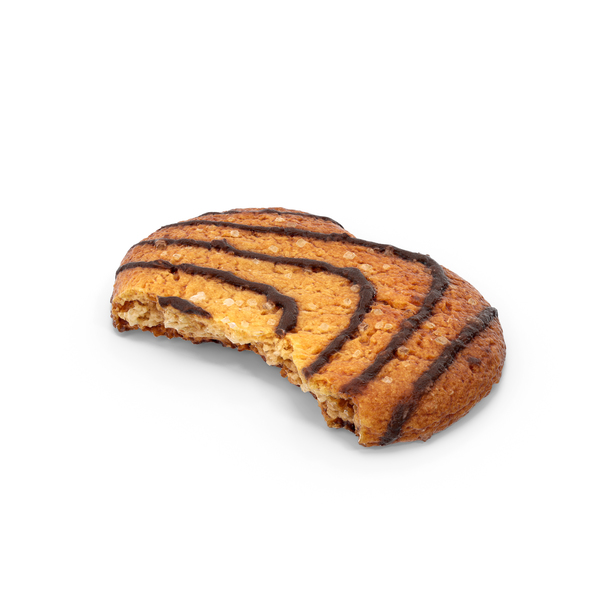 Bitten Chocolate Cookie PNG & PSD Images Bitten Chocolate Cookie PNG & PSD Images