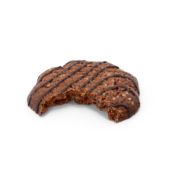 Bitten Dark Chocolate Cookie PNG & PSD Images Bitten Dark Chocolate Cookie PNG & PSD Images