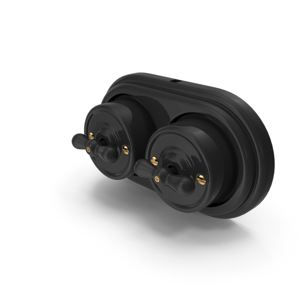 Light: Black 2x Vintage Switch PNG & PSD Images Light: Black 2x Vintage Switch PNG & PSD Images
