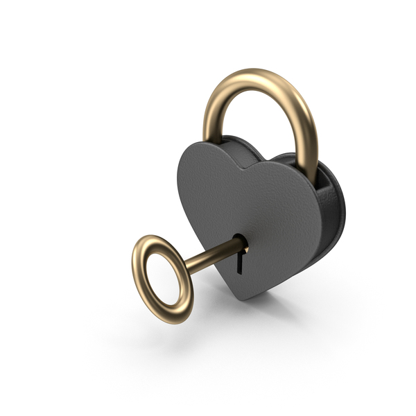 Lock: Black and Gold Heart Shaped Padlock and Key PNG & PSD Images Lock: Black and Gold Heart Shaped Padlock and Key PNG & PSD Images