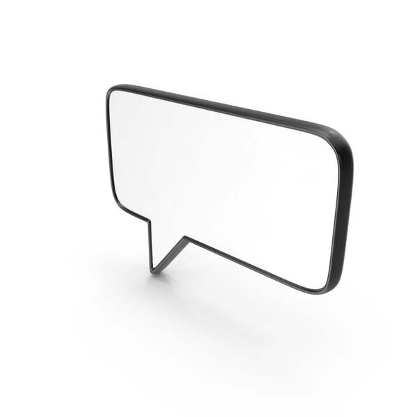 Symbols: Black And White Speech Balloon Symbol PNG & PSD Images Symbols: Black And White Speech Balloon Symbol PNG & PSD Images