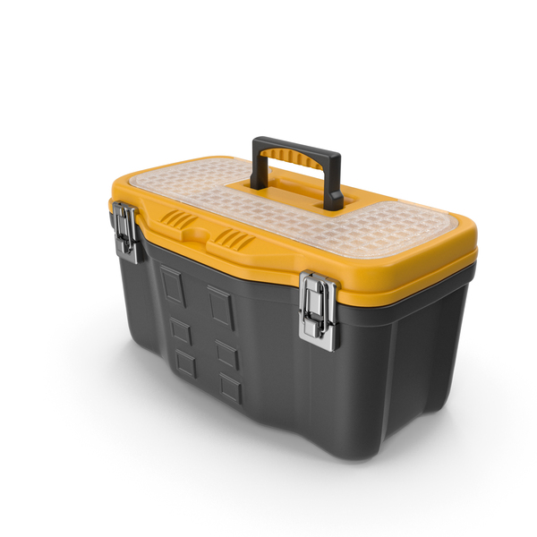 Black and Yellow Plastic Toolbox PNG & PSD Images Black and Yellow Plastic Toolbox PNG & PSD Images