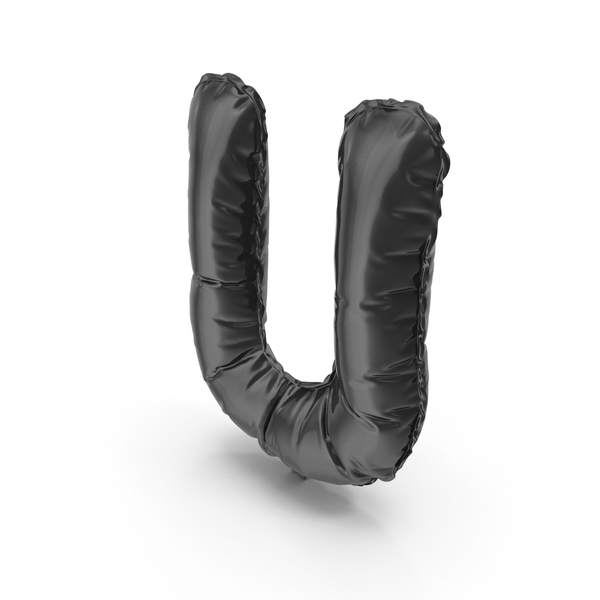 Language: Black Balloon Letter U PNG & PSD Images Language: Black Balloon Letter U PNG & PSD Images
