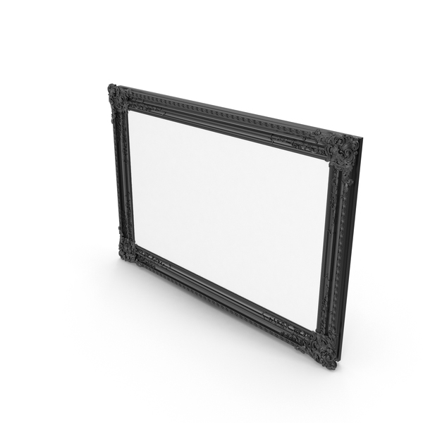 Black Baroque Picture Frame PNG & PSD Images Black Baroque Picture Frame PNG & PSD Images