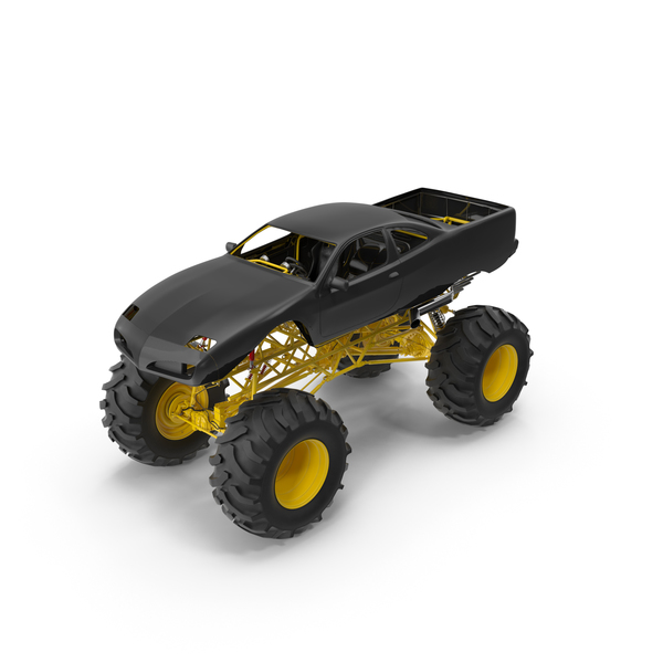 Bigfoot: Black Monster Truck PNG & PSD Images Bigfoot: Black Monster Truck PNG & PSD Images