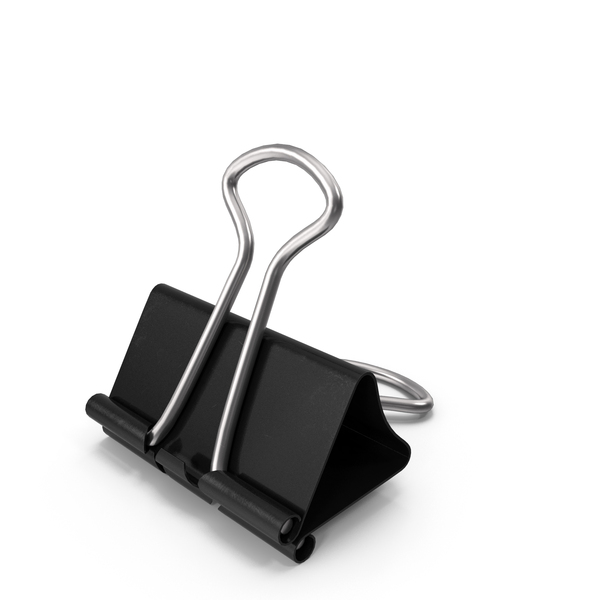 Black Binder Clip PNG Images & PSDs for Download | PixelSquid - S118813714