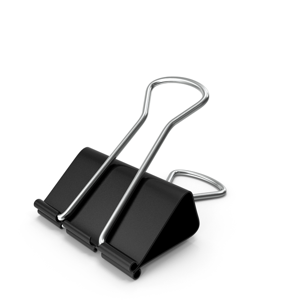 Black Binder Clip PNG Images & PSDs for Download | PixelSquid - S117451296