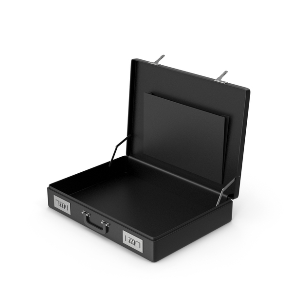 Suitcase: Black Briefcase PNG & PSD Images