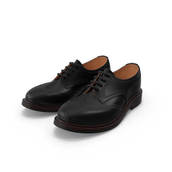 Leather: Black Brogue Shoes PNG & PSD Images Leather: Black Brogue Shoes PNG & PSD Images