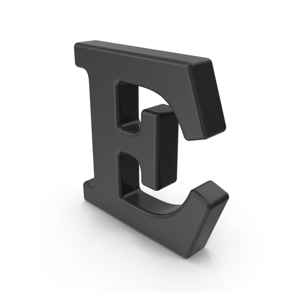 Black Capital Letter E PNG Images & PSDs for Download | PixelSquid ...