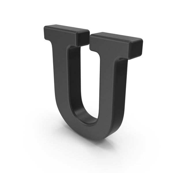 Black Capital Letter U PNG Images & PSDs for Download | PixelSquid ...