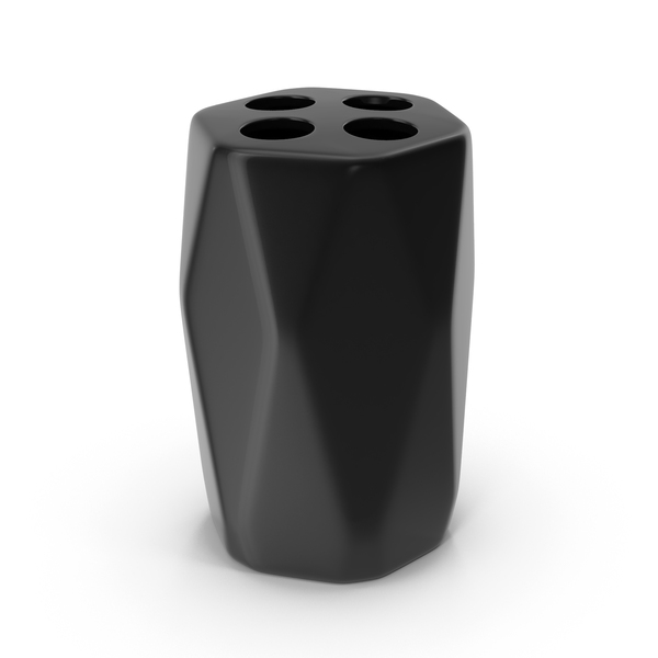 Bathroom Accessories: Black Ceramic Toothbrush Holder PNG & PSD Images Bathroom Accessories: Black Ceramic Toothbrush Holder PNG & PSD Images
