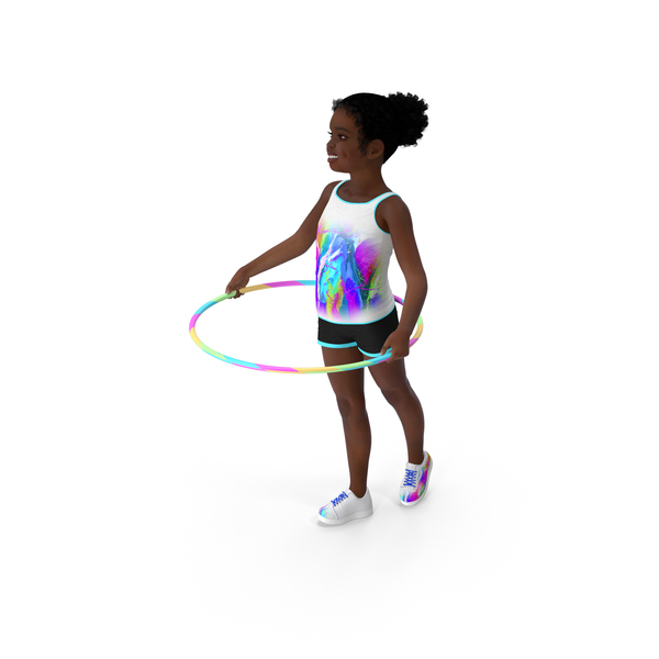 Hula: Black Child Girl With Hoop PNG & PSD Images Hula: Black Child Girl With Hoop PNG & PSD Images