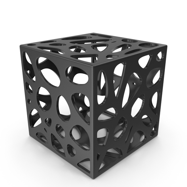 Home Decor: Black Decorative Cube PNG & PSD Images