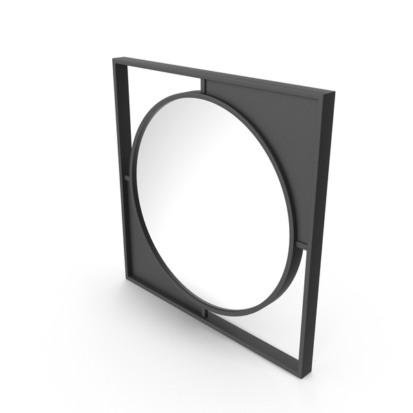 Black Designer Mirror PNG & PSD Images
