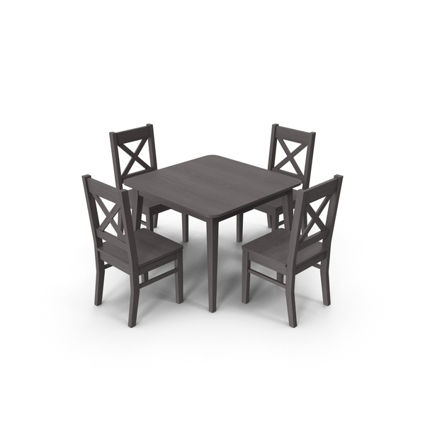 Room Set: Black Dining Table And Chairs PNG & PSD Images Room Set: Black Dining Table And Chairs PNG & PSD Images