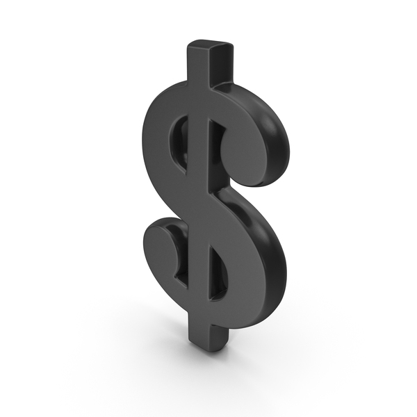Symbols: Black Dollar Symbol PNG & PSD Images