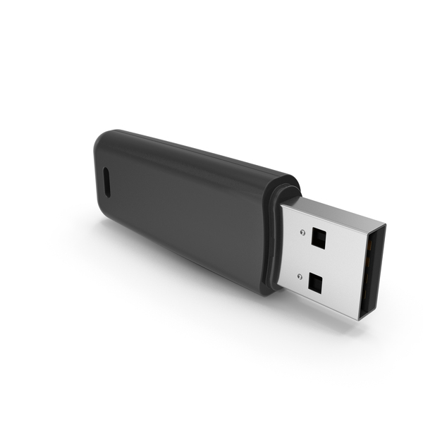 Usb: Black Flash Drive PNG & PSD Images