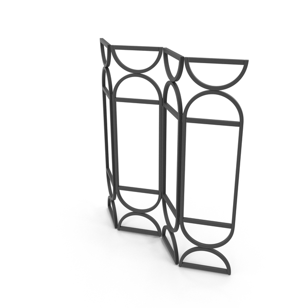 Interior: Black Foldable Screen PNG & PSD Images Interior: Black Foldable Screen PNG & PSD Images