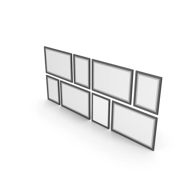 Picture Frame: Black Framed Paintings With Grey Border PNG & PSD Images Picture Frame: Black Framed Paintings With Grey Border PNG & PSD Images