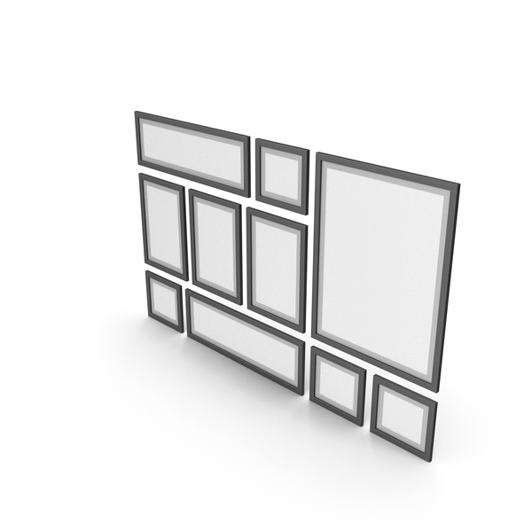 Picture Frame: Black Framed Paintings with Grey Border PNG & PSD Images Picture Frame: Black Framed Paintings with Grey Border PNG & PSD Images
